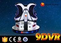 अंडा / चंद्रमा आकार 9 डी वीआर सिनेमा इलेक्ट्रिक सिस्टम 220 वी ट्रिपल सीट पूर्ण स्वचालित