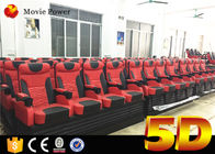 2.25 किलोवाट प्लेटफार्म इलेक्ट्रिक 4 डी रंगमंच प्रणाली 2-200 सीटों के साथ मनोरंजन पार्क के लिए उपयुक्त है