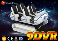 रोलर कोस्टर 9 डी सिनेमा वर्चुअल रियलिटी सिम्युलेटर मोशन सिक्स सीट मशीन