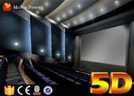 7.1 चैनल ऑडियो सिस्टम और वक्र स्क्रीन 4-डी मूवी थियेटर 3 डीओएफ इलेक्ट्रिक कुर्सियों के साथ
