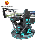 हाइड्रोलिक 4डी कार रेसिंग सिम्युलेटर गेम मशीन 6डीओएफ मोशन प्लेटफार्म ड्राइविंग सिम्युलेटर