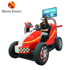 मनोरंजन पार्क के लिए 9 डी किड्स कार रेसिंग गेम वीआर ड्राइविंग सिम्युलेटर