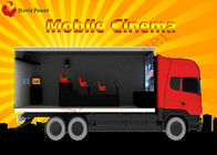 यथार्थवादी इंटरएक्टिव ट्रक मोबाइल एक्सडी सिनेमा लक्ज़री सीट्स 7डी सिनेमा सिम्युलेटर