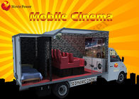 मल्टीप्लेयर 6/9/12 सीट्स 7 डी मूवी थिएटर / थीम पार्क ट्रक मोबाइल 5 डी सिनेमा