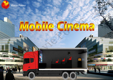 गतिशील 7d ट्रक मोबाइल सिनेमा होलोग्राम प्रोजेक्टर चेयर मोशन सीट 7d सिम्युलेटर