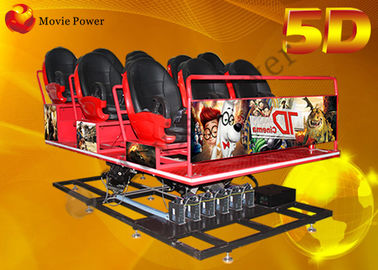 लोकप्रिय इलेक्ट्रिक 5 डी मूवी थियेटर 5 डी ड्राइविंग सिम्युलेटर 2-100 सीटें