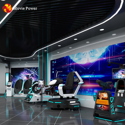 आर्केड गेम मशीन वर्चुअल रियलिटी एक्सपीरियंस हॉल ज़ोन के साथ 10-1000m2 9D VR थीम पार्क