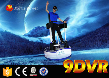 1 सीट इंटरेक्टिव 9 डी वीआर सिनेमा सिम्युलेटर वर्चुअल रियलिटी स्टैंडिंग फ्लाइट गेम
