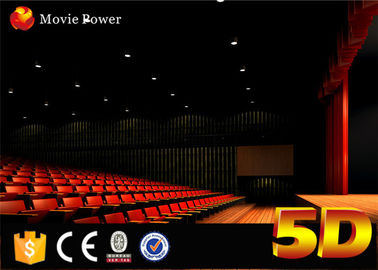बड़े घुमावदार स्क्रीन 4 डी मूवी थियेटर 2-200 सीट भावनात्मक और विशेष प्रभाव