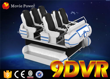 इलेक्ट्रिक 220 वी सिस्टम 9 डी वीआर चेयर परिवार 6 सीट बच्चों और वयस्कों के लिए उपयुक्त है