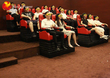 दुबई बाजार में 4 डी मूवी थिएटर थ्रिल सवारी दिलचस्प थीम्स आंदोलन सीट