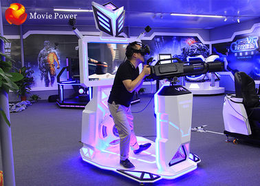 9 डी वीआर स्टैंड गैटलिंग वाकर स्पेस मनोरंजन पार्क एचटीसी विवे शूटिंग बैटल गेम मशीन