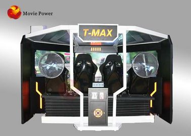 5D Tmax आर्केड वीडियो गन लेजर शूटिंग सिम्युलेटर गेम मशीन ब्लैक कलर