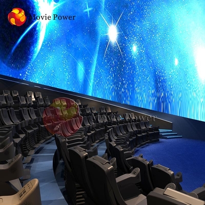 200 सीट्स फाइबरग्लास 5d मोशन थिएटर सीट थीम पार्क डोम सिनेमा