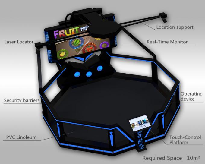 9 डी वीआर स्टैंडिंग स्पेस प्लेटफार्म एचटीसी विवे 9 डी वीडियो गेम वर्चुअल रियलिटी मोशन सिम्युलेटर उपकरण 1