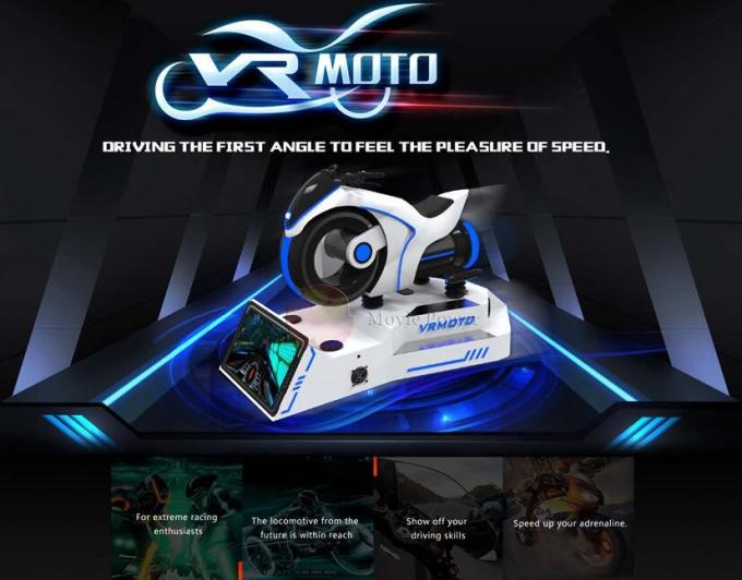 सिक्का संचालित खेल मशीनें आकर्षक Vr 9d रेसिंग कार सिम्युलेटर 0