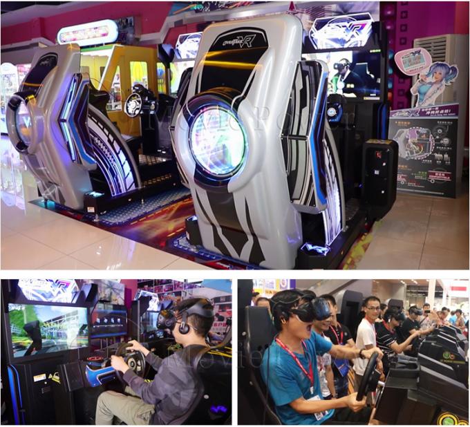 5d 9d मनोरंजन की सवारी खेल मशीन वीआर आर्केड रेसिंग कार सिम्युलेटर 0