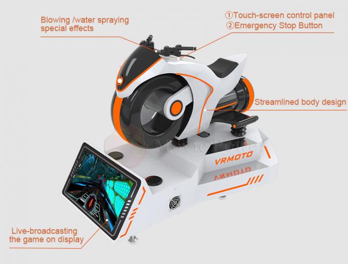 मनोरंजन पार्क उत्पाद 9 डी मोटरसाइकिल कार वीआर रेसिंग सिम्युलेटर गेम्स मशीन 1