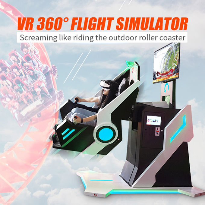 गेम सेंटर के लिए डायनामिक मोशन 9d VR राइड वर्चुअल रियलिटी रोलर कोस्टर 9D VR 360 सिम्युलेटर 0