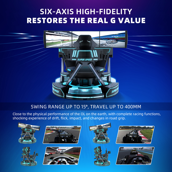 थोक मूल्य वीआर रेसिंग सिम्युलेटर वाणिज्यिक 9 डी वीआर सुपर स्पीड कार गेम उपकरण 5