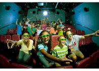 विलासिता वाणिज्यिक 4 डी रंगमंच, 4 डी इमर्सिव मूवी सिनेमा 7.1 ध्वनि विशेष प्रभाव 3 डीओफ़ इलेक्ट्रिक प्लेटफार्म 4 डी रंगमंच के साथ