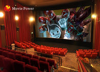 कैंटन फेयर सिम्युलेटर 4 डी मूवी थियेटर 3 डोफ इलेक्ट्रिक प्लेटफॉर्म के साथ