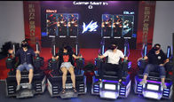 सिक्का ने गेम सेंटर 2-8 खिलाड़ियों के लिए 9 डी वीआर सिनेमा वीआर गेम मशीन संचालित की