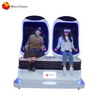 मनोरंजन पार्क आभासी वास्तविकता सिम्युलेटर 9 डी वीआर सिनेमा अंडा चेयर उपकरण 2 सीटों के साथ