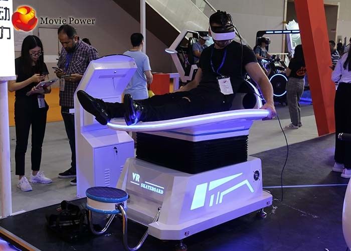 1 Players Arcade 9D Simulator Rider Game Machine With Electric Crank Plataform