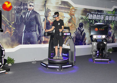 असली वर्चुअल डिवाइस 9 डी सिम्युलेटर 360 डिग्री रोटेशन शूटिंग गन गेम मशीन 9 डी सिनेमा