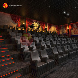 अद्वितीय 4 डी हॉरर थीम मूवी सिम्युलेटर मोशन सीट सिनेमा थियेटर