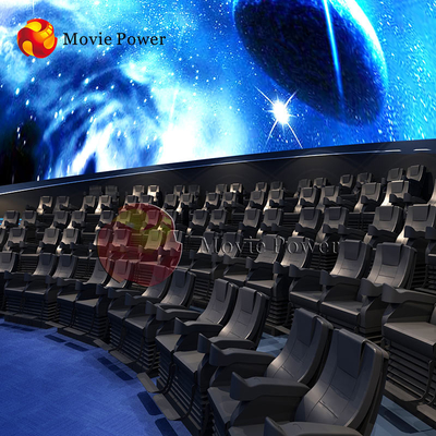 मनोरंजन पार्क डोम 5d सिनेमा 360 मोशन उपकरण थियेटर