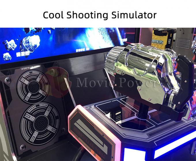 मनोरंजन सिक्का संचालित 3 डी स्क्रीन आर्केड गन शूटिंग गेम मशीन 2