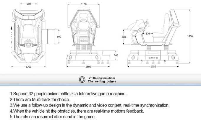 इनडोर 360 डिग्री 9 डी वीआर कार रेसिंग गेम मशीन वर्चुअल रियलिटी ड्राइविंग आर्केड मोशन सिम्युलेटर 4