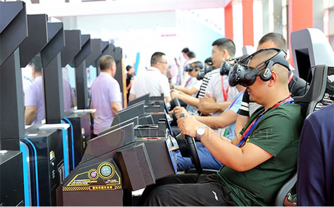 VR रेसिंग इनडोर खेल का मैदान रेसिंग ड्राइविंग सिम्युलेटर वर्चुअल रियलिटी गेम 9D Vr गेमिंग उपकरण 2