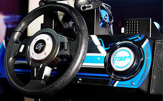 ड्राइविंग सिम्युलेटर 9d वीआर गेम मशीन कार रेसिंग सिम्युलेटर वीआर उपकरण वर्चुअल रियलिटी थीम पार्क के लिए 5