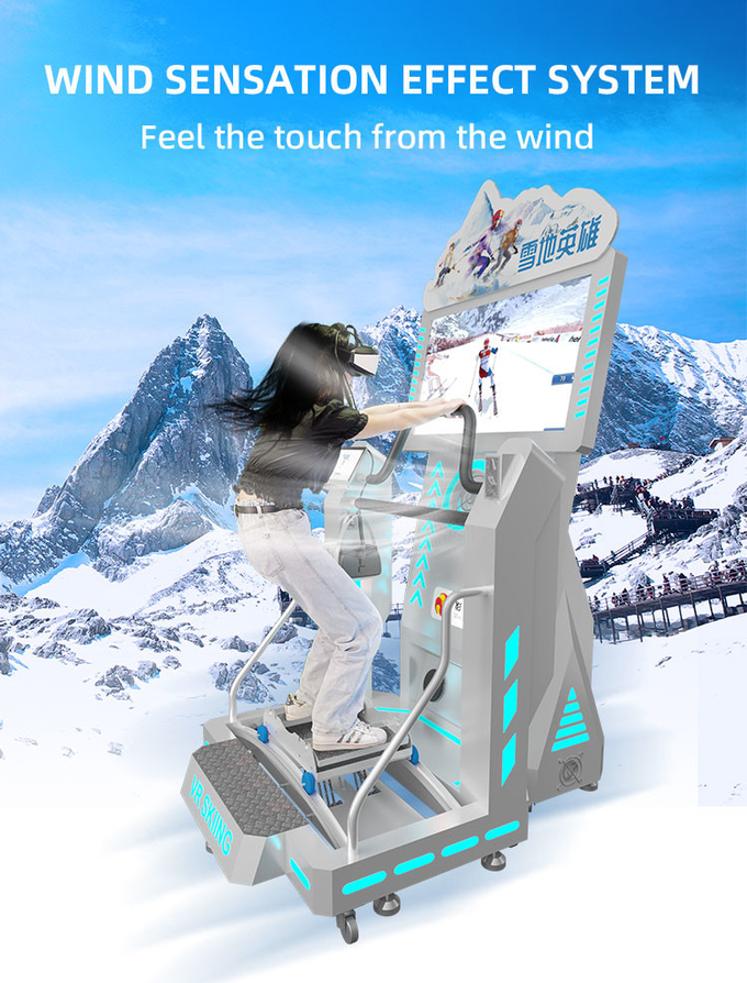 इनडोर स्की सिम्युलेटर स्नोबोर्ड सिम्युलेटर 9d वर्चुअल रियलिटी वीआर सिम्युलेटर मशीनें मनोरंजन पार्क उपकरण 2