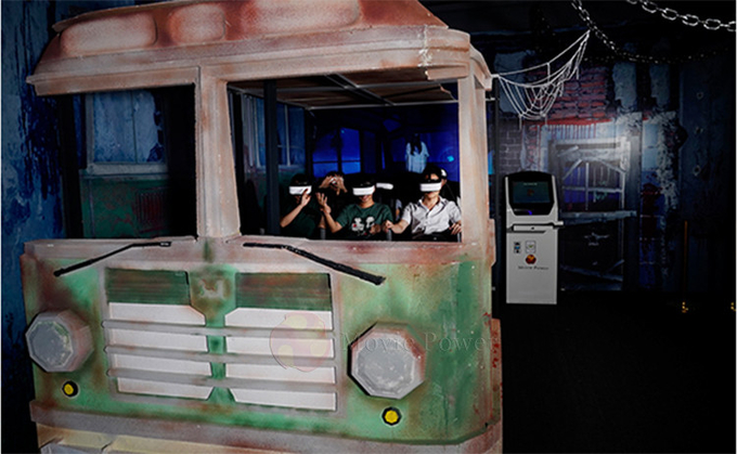 मनोरंजन पार्क के लिए 9 डी वर्चुअल रियलिटी सिनेमा हॉरर भूतिया मूवी गेम सिम्युलेटर 2