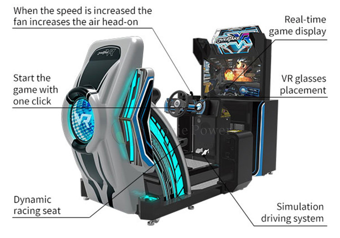 VR रेसिंग इनडोर खेल का मैदान रेसिंग ड्राइविंग सिम्युलेटर वर्चुअल रियलिटी गेम 9D Vr गेमिंग उपकरण 7