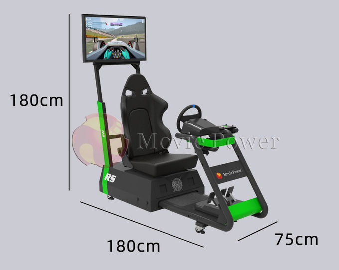 वर्चुअल रियलिटी कार रेसिंग सिम्युलेटर गेम मशीन छोटे पदचिह्न घरेलू वाणिज्यिक उपयोग के लिए 1